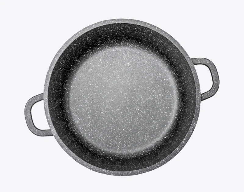 A shiny clean pot